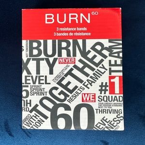 Burn 60 Resistance Bands , set of 3